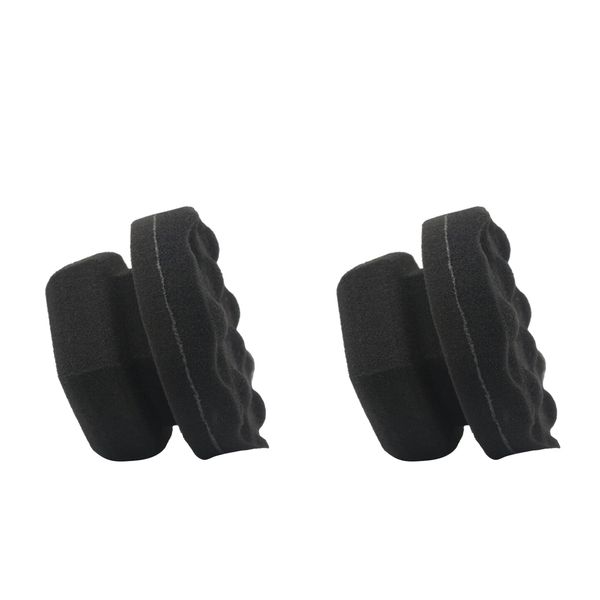 

2x car polishing sponge waxing buffing pad handy auto car polisher 8cm/11cm