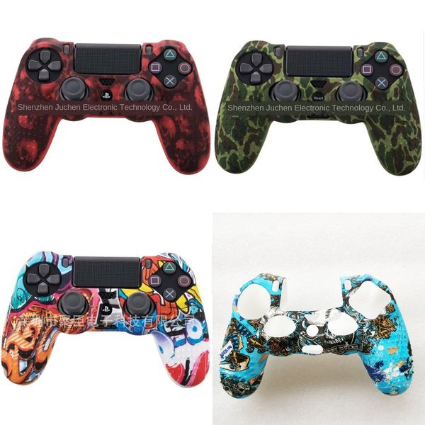 

1kpqr нескользящая текстурированная белая удобная задняя крышка корпуса для контроллера slim pro game ps4 jdm-040 jdm-050 jdm-055