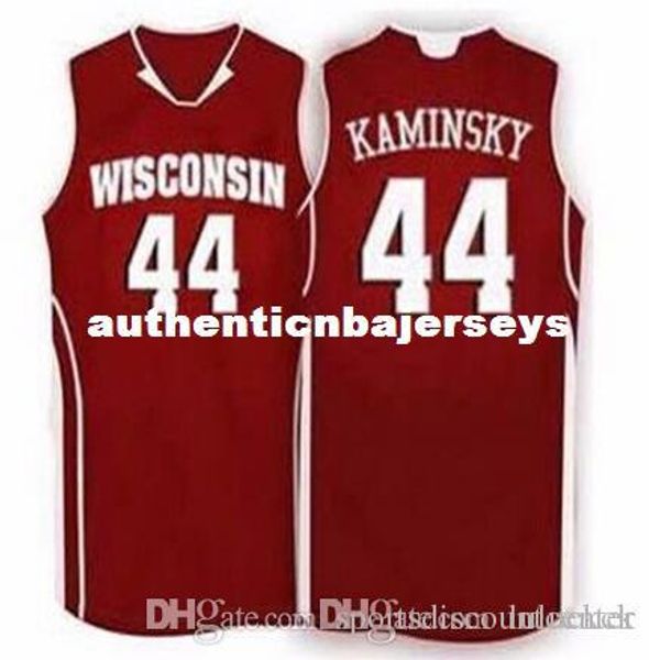 

factory outlet висконсин барсуки трикотажные изделия для баскетбола # 44 фрэнк камински джерси колледж сшитые отшитые индивидуальные любое и, Black;blue