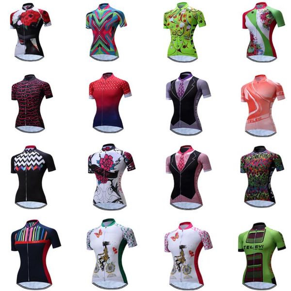 

cycling jersey women 2020 pro team maillot mtb motocross triathlon bycicle mountain clothing bike shirt wear retro funny clothes, Black;red