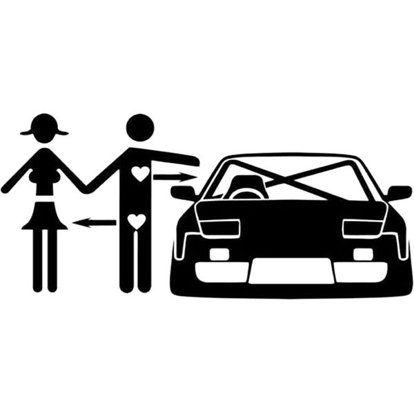 

15*6.8cm love jdm decal sticker car truck window vinyl decals 2019 new style modern decal car accessories