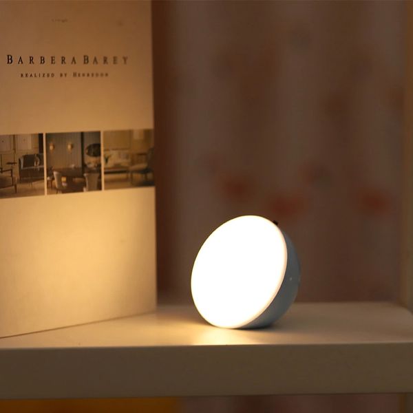 

led ночной свет человеческого тела с датчиком движения белый свет инфракрасный датчик пробивая магнит адсорбции белый / теплый белый