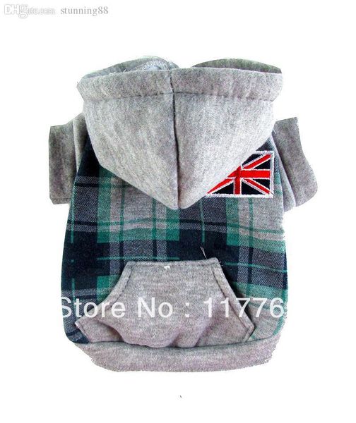 

wholesale-gray blue hoodied design dogs sweater coat dogs clothes new clothing for dog