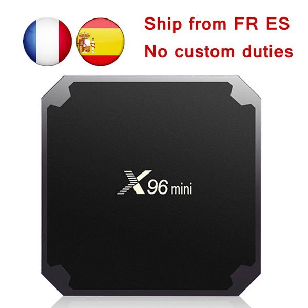 

eu tax [genuine] x96 mini android 7.1 tv box amlogic s905w quad core 1gb/8gb 2gb/16gb tv boxes smart tv