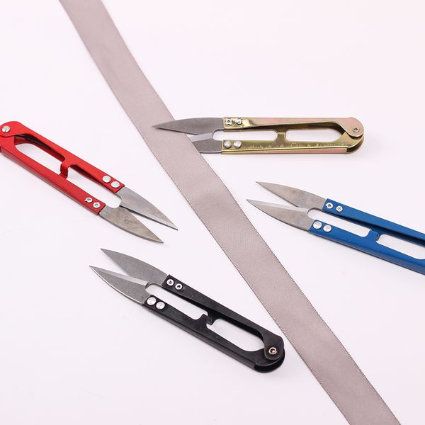 

multicolor useful trimming scissors u shape scissors office school home supplies cutting supplies