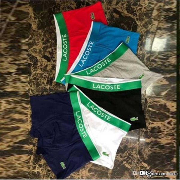 

19fw fa hion monogram printed cotton men 039 underwear oft cotton breathable underwear green tight belt hort whole ale, White;black
