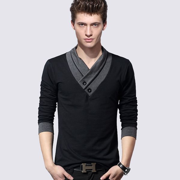 

fall autumn mens tshirts 19ss designer male casual long sleeved tees, White;black