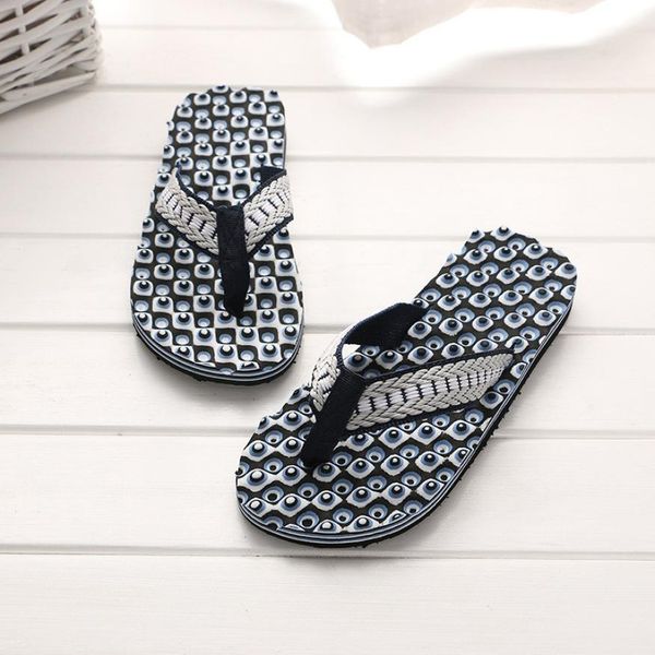 

2019 New Fashion Men Summer Flip Flops Shoes Sandals Male Slipper Comfortable Massage indoor & outdoor Flip-flops Sandals Shoes
