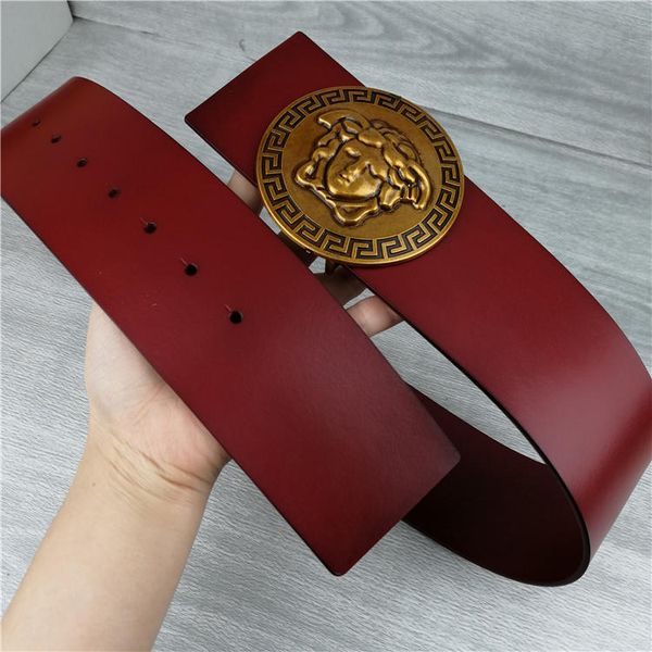 

versace belt medusa пояс новый женский широкий пояс мода гладкая пряжка золотая пряжка ремни тела широкий 7 см женские друзья повседневная л, Black;brown