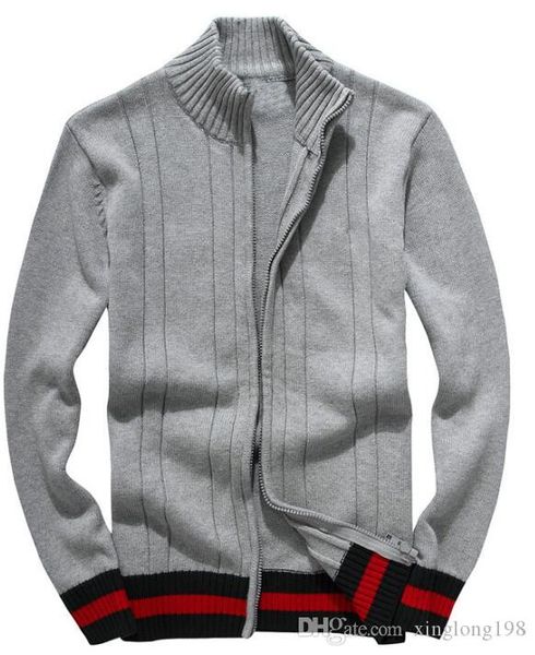 

2019 новый мужской досуг свитера роскошные вышивка свитер высокое качество свитера с длинным рукавом пуловер вязание свитер сплошной цвет ру, White;black