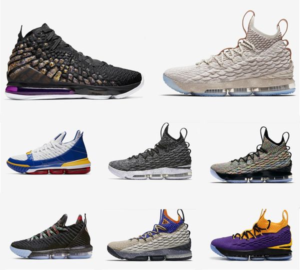 

15 16 xvi mens basketball shoes oreo king watch the throne martin superbron i promise lakers championship mens trainers sneakers 7-12