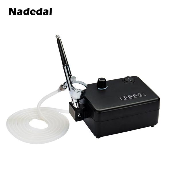 

nasedal dual-action airbrush compressor kit spary gun airbrush for nail art for makeup paint gun