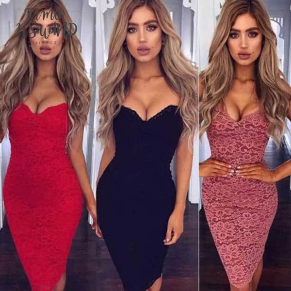 

pleated dresses women evening party dress v neck bandage bodycon dress summer skinny lace sleeveless strappy sling red dress outwear, Black;gray