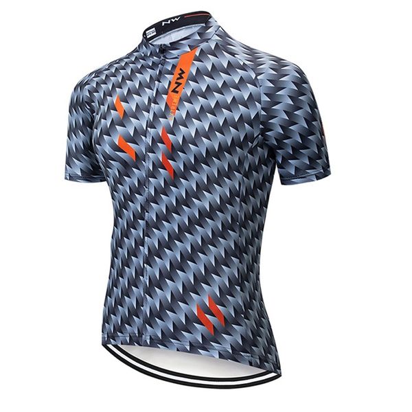 

summer cycling short sleeve jersey mtb bike racing clothing ropa ciclismo men breathable bicycle shirt sportswear y40043003, Black;red