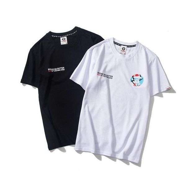 

2019 mens designer t shirt mens cartoon printing short sleeves luxury men women designer t shirt m-xl, White;black