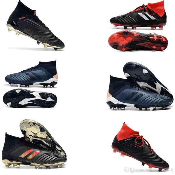 

new ronaldo men s predator 18.1 fg soccer cleats mens soccer shoes predator 18 soccer boots chaussures de football boots