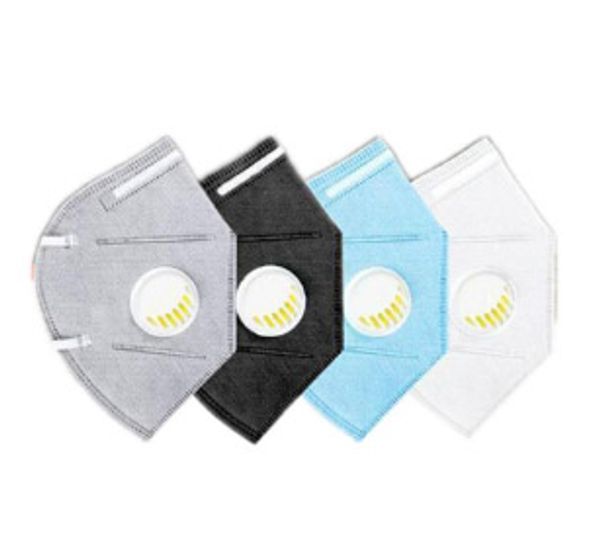 

in stock fast delivery kn95 with breathing valve n95 face mask ffp2 7339044 can be reused selling folding earloop mask dhl sf ing