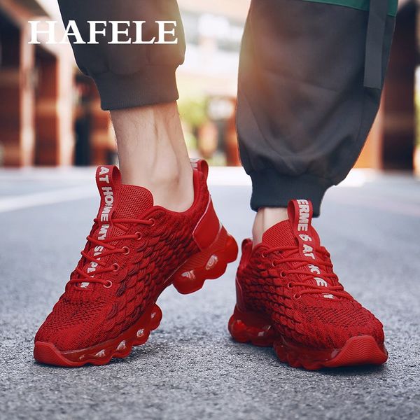 

2019 superior quality men for jogging light air cushion shoes lace up walking thick bottom breathable sneakers men fashion, Black