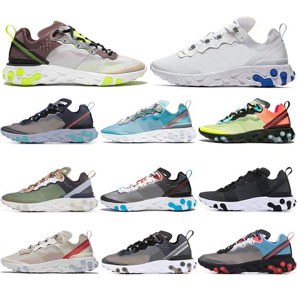 

with socks react element 55 87 running shoes for men women volt racer pink royal tint metallic gold mens trainer sports sneakers runners