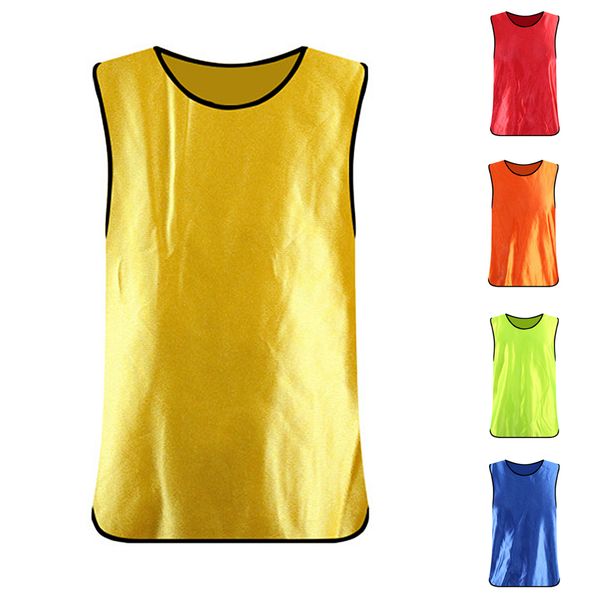

soft sleeveless soccer training team vest football jerseys sports shirts adults breathable for men women camping t shirts, Gray;blue