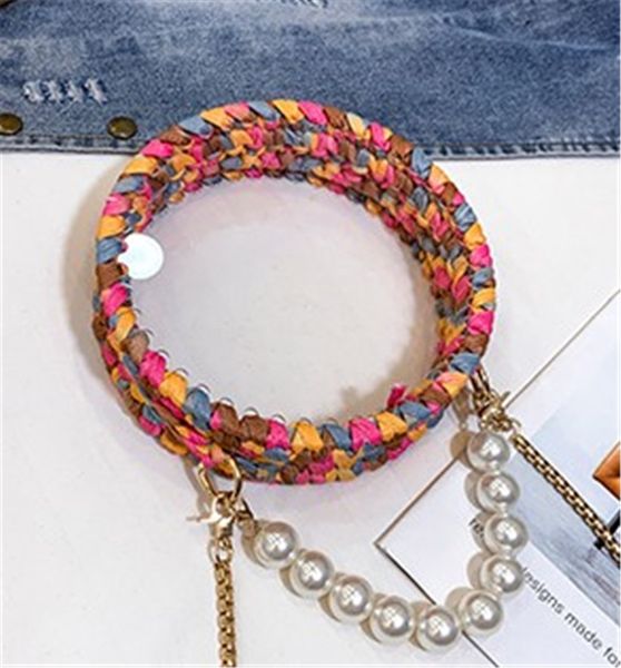 

роскошные дизайнерские сумки плеча женщин наклонный сумка ручной weave pearl handheld прозрачный neweset sweet girl multicolor fashion2
