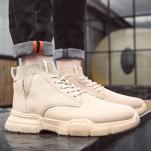 

men women casual shoes sport breathable ankle boots sneakers leather decoration dr trend trainers shoes drive zapatillas hombre, Black