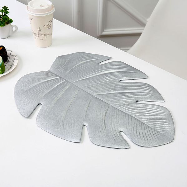 

индивидуальные коврики для кухни листья пвх обеденный стол коврик чаша коврик посуда подставки водонепроницаемый держатель горшок коврик про
