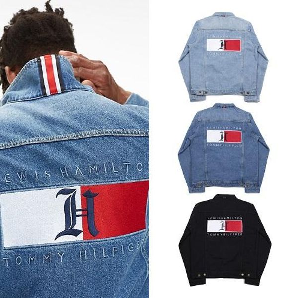 

chaquetas new blue erkek mont kaban slim fit korean leisure chakta jean hombre fashion casaka jean hombre personality kurtka denim coat for, Black