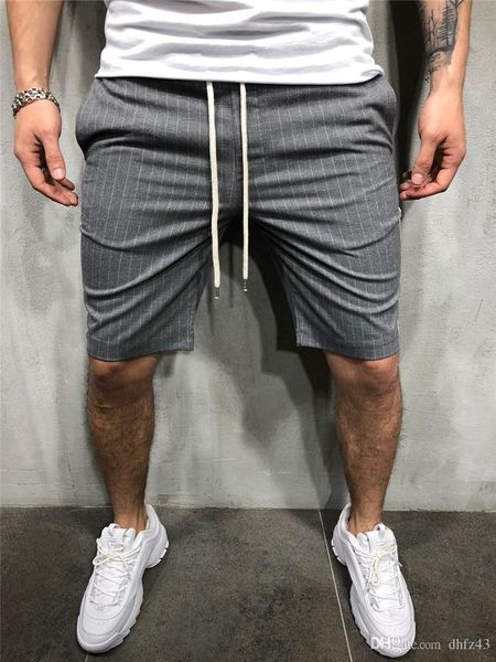 

fashion striped printed shorts summer designer mens relaxed pants casual mid waist mans clothing, White;black