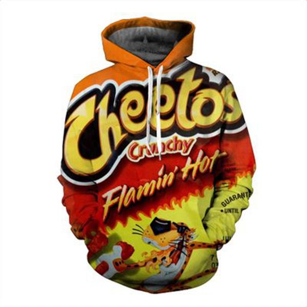 

sell summer 2019 fashion anime character 3d digital male print hoodie hoodied casual men streetwear yellow hip hop, Black