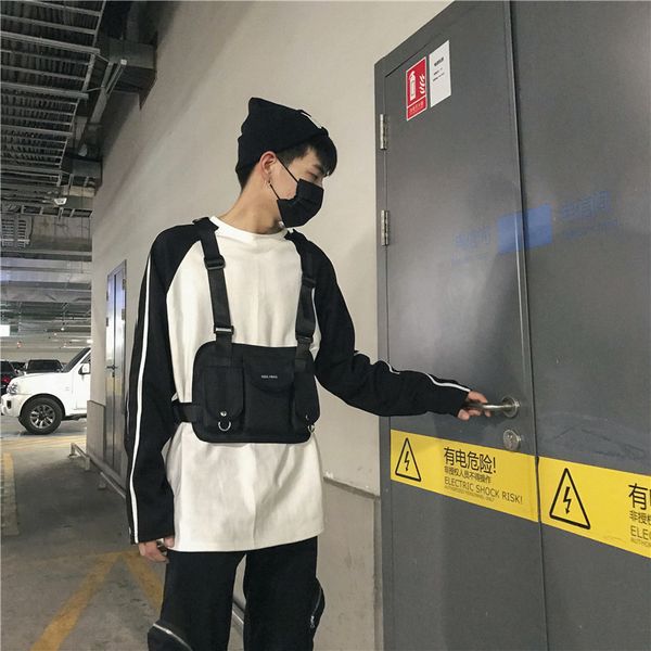 

new 2019 ins style streetwear chest rig waist bag functional crossbody shoulder bags bolso kanye west chest bag fanny pack