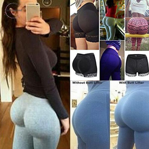 

womens butt and shaper hip enhancer booty padded underwear panties body shapewear seamless butt lifter panty boyshorts, Black;white