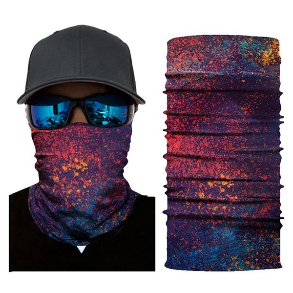 

magic scarf dustproof windproof multi-functional scarf face dust cover outdoor sport cycling head face, Black