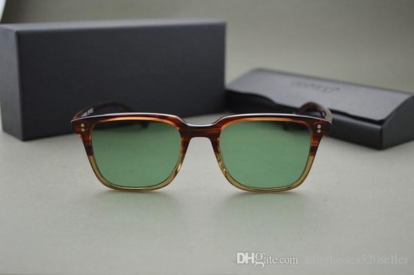 

custom dyed lens oliver peoples ov5031 ndg-1-p sunglasses men and women vintage square sunglasses with original case, White;black