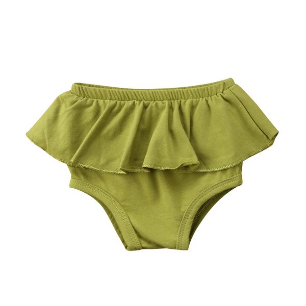

infant baby girl panties shorts newborn kids ruffle bloomer briefs, Black