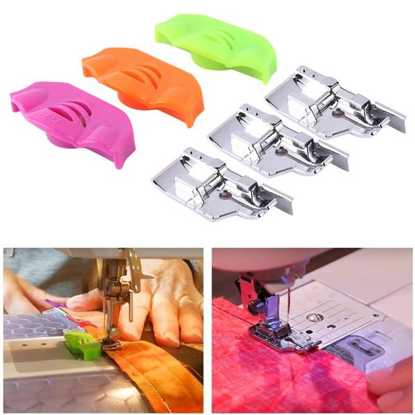 

diy sewing machine presser foot tool 1/4 inch quilting presser foot with magnetic seam guide for all low shank accessories, Black