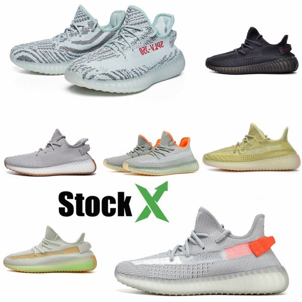 

kanye west v2 clay правда форма hyperspace кроссовки gid glow black static светоотражающего zebra сезам semi замороженный спорт кроссовки #