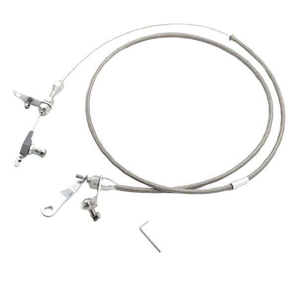 

for ford c6 stainless braided kickdown cable transmission detent trans c-6