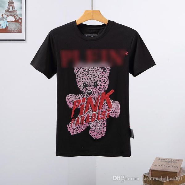 

mens designer t shirts mens skull t-shirt printing t shirt tees football jerseys phillip plain phillip plain pp yy73, Black;brown