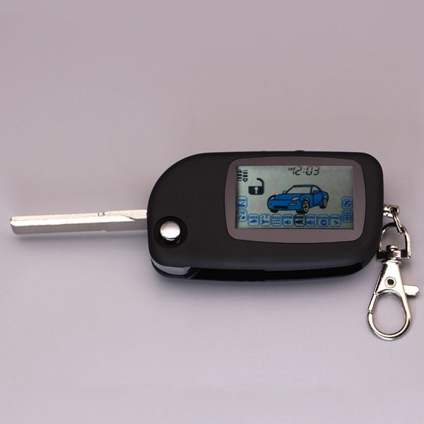 

starline a6 keychain key a6 uncut case with key fob keychain remote controller for starline two way auto car