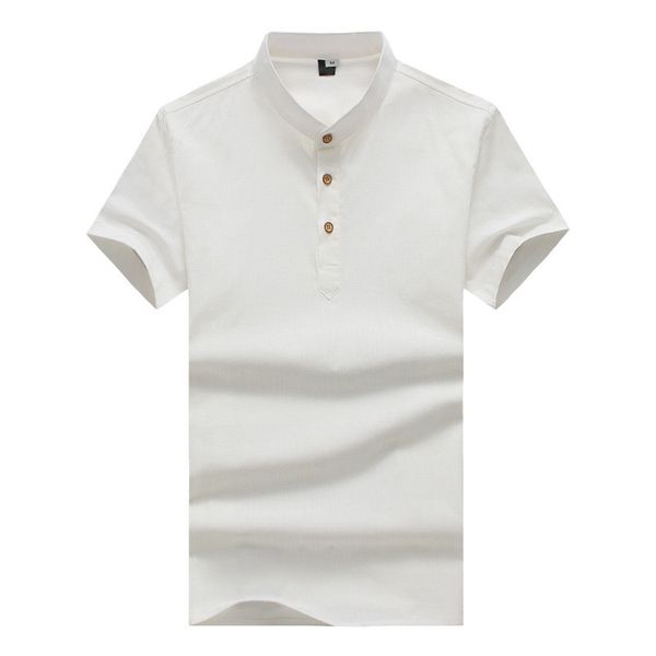 

рубашка с коротким рукавом рубашки mrmt 2019 brand new summer men для мужской моды стенд воротник сплошной цвет вскользь tops, White;black