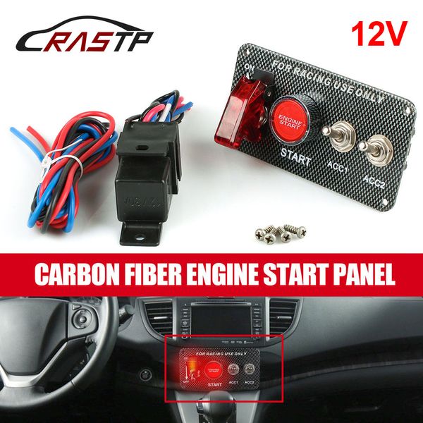 2019 Ignition Switch 12v Panel Engine Start Push Button Toggle Racing Car Diy Car Modification Parts For Racing Style Cars Rs Bov005 From Rastp