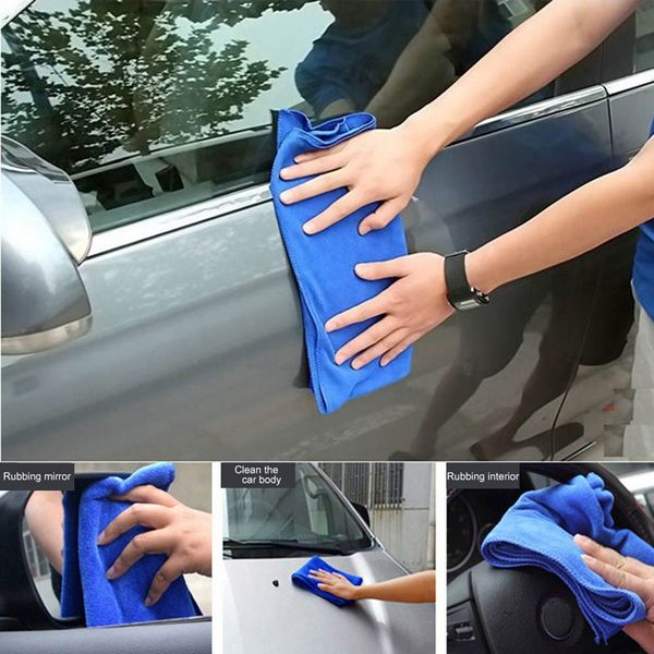 

10pcs microfibre cleaning auto soft cloth washing cloth towel duster 30*30cm car home cleaning micro fiber towels