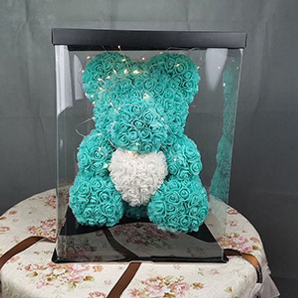 tiffany blue flower bear