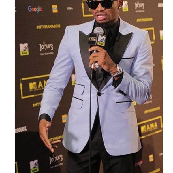 

lilac custom made prom party suit mens suits 2 pieces groom suits for wedding italian man mens wedding tuxedos, Black;gray