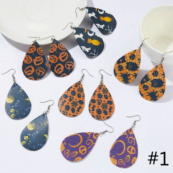 

fashion glitter teardrop leather earrings for women christmas gift jewelry statement earrings wholesale, Silver