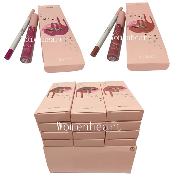 

Новый макияж высокое качество 12 модные цвета матовый ВОДОНЕПРОНИЦАЕМЫЙ БЛЕСК ДЛЯ ГУБ 1 блеск для губ + 1 губ лайнер ручка= 1 компл.