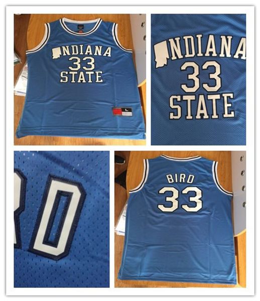 larry bird indiana state t shirt