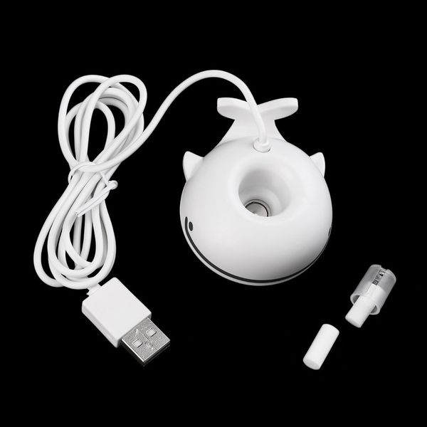 

2018 professional cute whale shaped humidifier mini air purifier portable usb diffuser universal home office purifierdropshiping