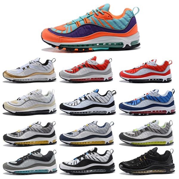 

2019 New 98s Top Quality Designer Shoes Best Selling Running Sneakers for Men Women Fashion Casual Trainers Size 36-45